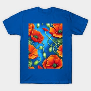 Beautiful Orange Poppies T-Shirt